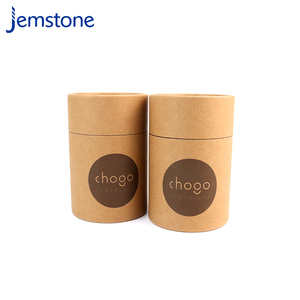 Boîte-cadeau cylindrique en carton biodégradable personnalisée, qualité alimentaire, pour café en vrac, thé en vrac, tube en papier kraft pour emballage - Product Image 2