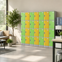 Prix d'usine, personnalisable, étanche, résistant à l'humidité, casier en plastique ABS pour bureau/supermarché, conception démontable brevetée, 5 ans de garantie