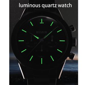 High Quality Luxury <b>Men's</b> Quartz <b>Watch</b> 304 Stainless Steel Band Custom Logo 5ATM <b>Waterproof</b> Scratch-Resistant Pointer Sapphire - Product Image 5