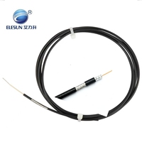 Cable Coaxial RG59 con Conector BNC a BNC, 75 Ohmios, Cubierta de PVC Negra para Cámaras de CCTV, DVR, Sistema de Seguridad