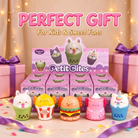 Commande en gros de boîtes mystères Kawaii Squishy, conception personnalisée OEM, faible MOQ pour les grossistes et les distributeurs