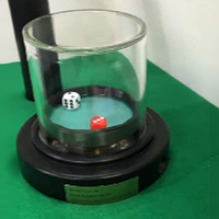 Machine à dés électrique personnalisée professionnelle, équipement de divertissement de luxe pour casino Sic Bo avec coupe à dés