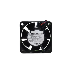 مروحة تبريد 1PC 2410ML-05W-B70 مقاس 6 سم 24 فولت 0.25 أمبير بسلكين وكرات مزدوجة جديدة 2410ML-05W-B70 - Product Image 1