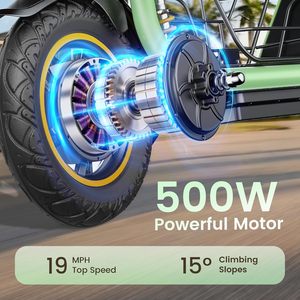 Trottinette <span class=keywords><strong>électrique</strong></span> Gyroor pour adultes avec siège, système de double suspension, <span class=keywords><strong>pliable</strong></span>, trottinette <span class=keywords><strong>électrique</strong></span> de ville avec écran LCD - Product Image 3