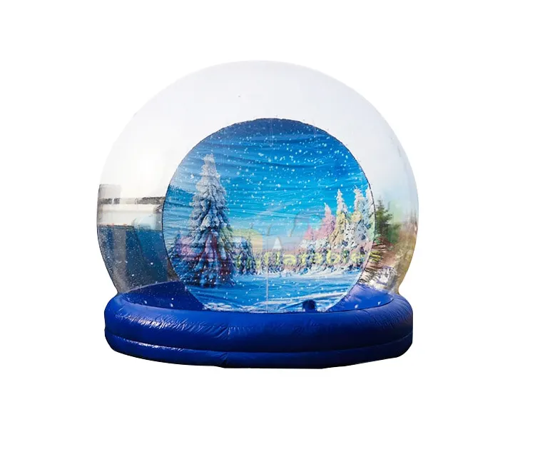 Nice giant snow globe balloon inflatable human size snow globe