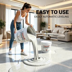 Pintura Epóxica Autonivelante de Baja Resistencia Química con Arena de Color para Pisos de Resina de Concreto en Interiores del Hogar - Product Image 1