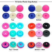 Bouton-pression T15 T17 en résine plastique écologique Source Factory T3 T5 T8