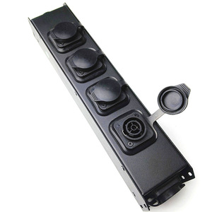 Powercon True1 Power Distribution Box 4-Way 10A <b>Socket</b> with Rack 600W Maximum Power for Stage <b>Lighting</b> and Audio Equipment - Product Image 3