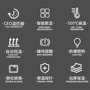 Horno de pizza eléctrico comercial para <span class=keywords><strong>restaurante</strong></span> y panadería para línea de producción Hornear pizzas - Product Image 3