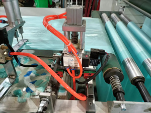 Tự động Túi nhựa CuộN rác Thùng rác túi làm máy dây rút túi rác máy làm - Product Image 4