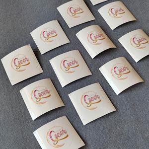 Etiquetas Adhesivas Transparentes con Impresión Personalizada, Etiquetas con Logotipo en Dorado Transparente - Product Image 3