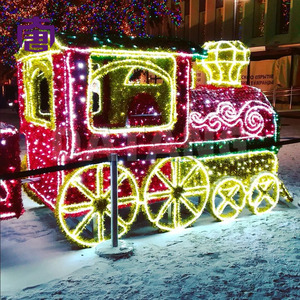 Factory Direct Outdoor Vehicle Christmas Lights Motif LED Decoration for Park Yard - Product Image 6