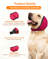 Nouveau couvre-tête imperméable pour chien, le plus vendu, doux, pour le bain et la natation, protège les oreilles, réduit le bruit, apaise et calme, pour toutes les saisons