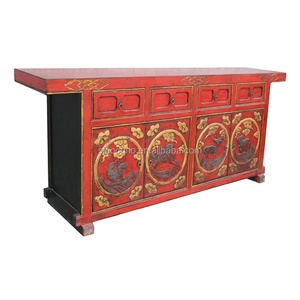 Mobilier en <span class=keywords><strong>bois</strong></span> sculpté à la main, reproduction vintage chinoise, antique, <span class=keywords><strong>buffet</strong></span>, panneau de <span class=keywords><strong>buffet</strong></span>, offre spéciale - Product Image 2