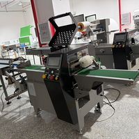 Machine d'emballage alimentaire automatique TX350, machine d'emballage flow-pack à alimentation par le bas à 3 servomoteurs pour sacs en plastique, haute productivité