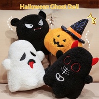 Meilleures ventes, en stock : Pendentif en peluche personnalisé, Porte-clés en peluche personnalisé, Animal en peluche personnalisé sur le thème d'Halloween (Fantôme, Diable, Chauve-souris, Citrouille)