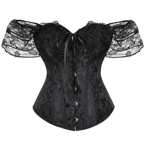 Top Ajustado con Encaje, Sexy, sin Tirantes, con Espalda Descubierta y Tirantes Transparentes, Moldeador y Reductor - Product Image 2
