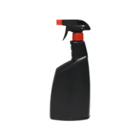 Bouteille de pulvérisateur de jardin PP rechargeable Bouteille de pulvérisation d'eau en plastique pour pulvérisateur à gâchette noire