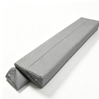 Protections de lit pour tout-petits, coussins longs pour le sommeil des tout-petits avec base antidérapante, housse lavable en machine