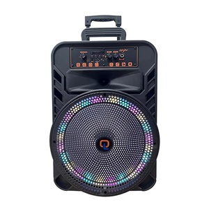 Enceintes portables actives de 12 pouces 20W haute puissance pour fêtes en extérieur, lumières LED RGB, télécommande BT5.3, micro intégré, home cinéma/karaoké, ordinateur - Product Image 5