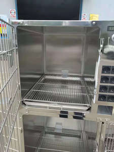 Equipo veterinario OSCAT, venta al por mayor, jaula modular apilable para animales pequeños, banco, perreras de Metal, jaula grande de acero inoxidable - Product Image 5