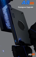 AIPAI 240W WiFi LED Lumière d'aquarium pour récif corallien Spectre complet Contrôle par application Aquarium en plastique Garantie 1 an A8