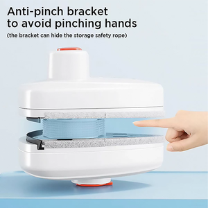 Joybos 5-25mm réglable magnétique <span class=keywords><strong>Double</strong></span> face nettoyeur de vitres <span class=keywords><strong>Double</strong></span> <span class=keywords><strong>vitrage</strong></span> meilleur ensemble sûr avec lame microfibre <span class=keywords><strong>raclette</strong></span> outil - Product Image 6