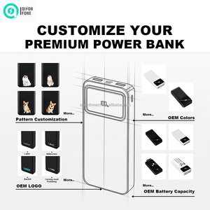 22.5 Wát sạc nhanh ngân hàng điện 20000 mAh Ultra Slim ngân hàng điện 20000 mAh di động sạc di động Powerbank với cáp cho điện thoại - Product Image 5