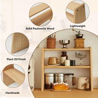 Ladder Shelf Desktop Organizer Storage Display Rack Shelf for Home Kitchen Office Bedroom