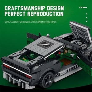 Reobrix 11028, Bloques de Construcción de Superauto, Modelo Educativo de Juguete de Ensamblaje para Niños, 50 Piezas de Plástico, Edades 8-13 - Product Image 5