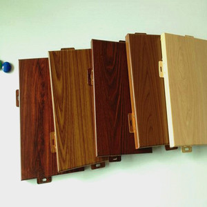 Panel de Revestimiento de Aluminio con Imitación de Madera, Revestimiento Metálico con Diseño de Grano de Madera, Panel de Pared Interior y Exterior - Product Image 3