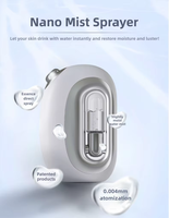 Nouveauté 2026 Appareil de beauté pour le rajeunissement de la peau hydratant du visage Appareil portable d'injection d'eau et d'oxygène pour le visage Appareil de pulvérisation de beauté nano