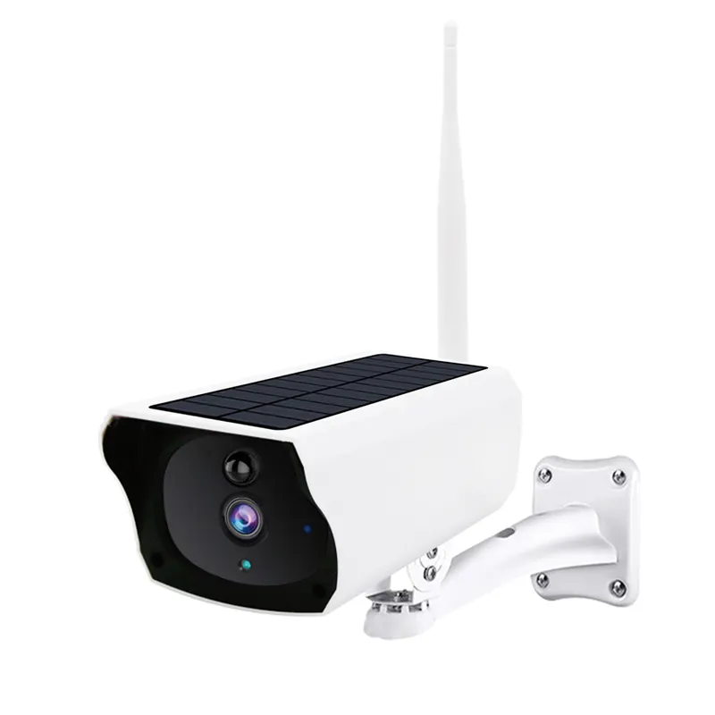 Jessufond-Sistema de videovigilancia HD con visión nocturna, cámara de seguridad de 1080P, Wifi, Zoom 4x, domo de velocidad, red Solar