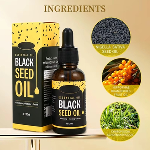Siero <span class=keywords><strong>Olio</strong></span> per Capelli al Nocciolo Nero <span class=keywords><strong>di</strong></span> Alta Qualità, Idratante, Nutriente, Riparatore, Migliora la Secchezza e Dona Morbidezza - Product Image 3