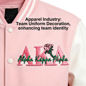 Parche Bordado Premium Lavable AKA Sorority, Termoadhesivo o para Coser, para Prendas con Letras Griegas, Chaquetas de Hermandad, Mochilas, Personalizado - Product Image 2