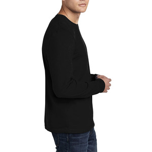 เสื้อยืดแขนยาวผ้าฝ้ายนุ่มพรีเมียม สวมใส่สบายทุกวัน สำหรับผู้ชาย สินค้าอินเทรนด์ยอดนิยม เสื้อยืดแขนยาวสำหรับผู้ชาย - Product Image 2