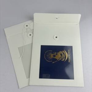 Personnalisé <span class=keywords><strong>A4</strong></span> A3 papier kraft fenêtre transparente chaîne noire blanc Document porte-fichier enveloppes <span class=keywords><strong>pour</strong></span> carte de visite lettre Document - Product Image 4