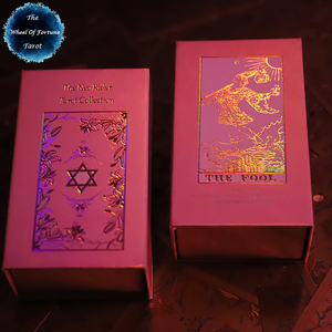 El Neo Rider <span class=keywords><strong>Tarot</strong></span> colección Rosa Original de la hoja de oro de las cartas del <span class=keywords><strong>Tarot</strong></span>, venta al por mayor - Product Image 1