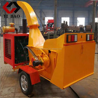 Facile à utiliser de haute qualité déchets de jardin feuilles branche sciure de bois machines forestières déchiqueteuse à bois déchiqueteuse