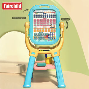Cavalletto Artistico Bifacciale Fairchild per Bambini - Lavagna per Disegno e Pittura in Plastica ABC Certificata ASTM - Product Image 5