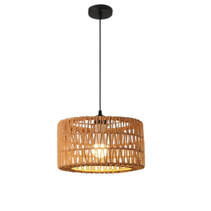 <span class=keywords><strong>Lampada</strong></span> <span class=keywords><strong>a</strong></span> <span class=keywords><strong>Sospensione</strong></span> Creativa per Sala Ristorante, <span class=keywords><strong>Lampada</strong></span> Pendente in Canapa Intrecciata <span class=keywords><strong>a</strong></span> Mano, <span class=keywords><strong>Paralume</strong></span> Decorativo del Sud-Est Asiatico - Product Image 5