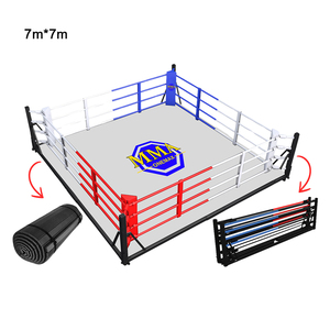 Ring de Boxeo Plegable ONEMAX de 4x4m, Montaje Rápido en 1 Minuto, Portátil y Listo para Competencia, para Gimnasio/Hogar, Compatible con Logotipo Personalizado - Product Image 6