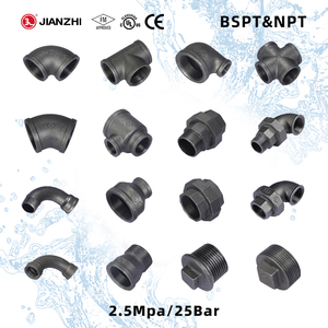 وصلة أنابيب معدنية على شكل حرف Y من جيانزهي لتركيب المخارج السوداء المزدوجة مقاس 1/2 بوصة، وصلة غاز ملولبة بزاوية للحماية من الحرائق - Product Image 3