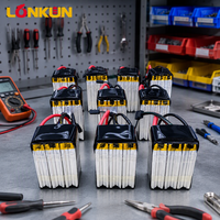 Paket Baterai LiPo LongKun 6S 22.2V 10000mAh 50C, Baterai Polimer Lithium High Discharge untuk Drone RC UAV OEM ODM