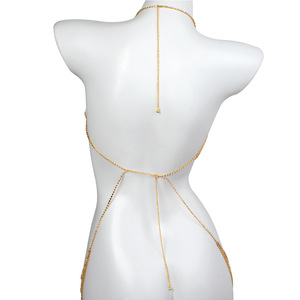 2024 <span class=keywords><strong>Cadena</strong></span> de diamantes completa de lujo mariposa geométrica moda club nocturno pesado erótico <span class=keywords><strong>Europa</strong></span> y los Estados Unidos <span class=keywords><strong>Cadena</strong></span> de pecho corporal - Product Image 2