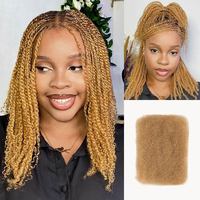Extensions de Cheveux Humains Vierges Kinky Afro Bouclés Bruts 100% Non Traités de Haute Qualité, Cuticules Alignées, Fournisseur de Dreads en Vrac