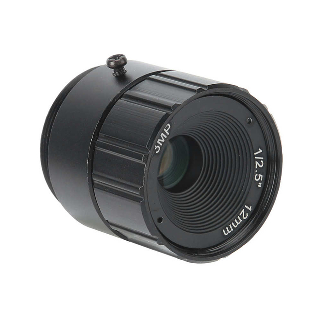 12mm Focal Length F2.0 F No. Aperture 1/2.5 Inch Sensor 3MP Fixed CS Mount Lens