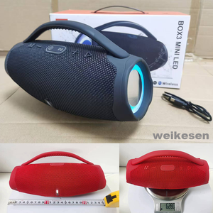 Mini Boombox3 Led Loa 10W Bass Với Xử Lý Di Động Âm Nhạc Không Dây Máy Nghe Nhạc Không Thấm Nước Cột Bên Ngoài Trời Hộp Quà Tặng - Product Image 6