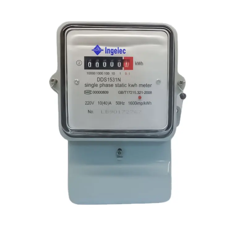 Smart electric meters with CE certification 220V 50Hz Single phase static kWh digital meter