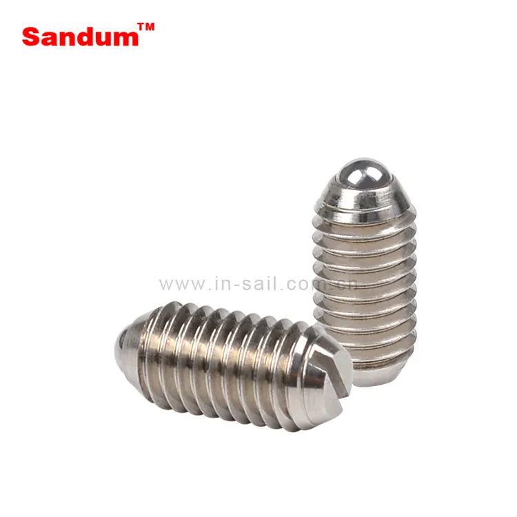 Spring ball plungers pin plungers in stainless steel steel M4 M5 M6 M8 M12